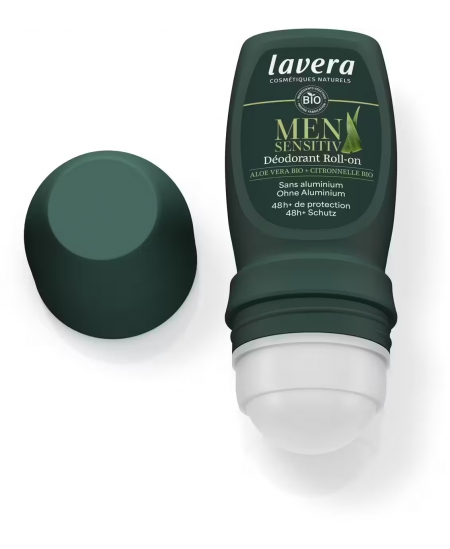 Lavera - Déodorant Roll On 48h Men Sensitiv Aloe vera Citronnelle 50ml