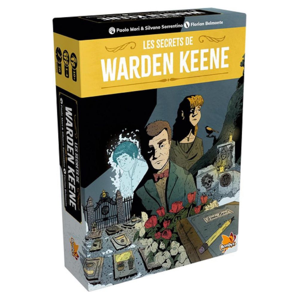 Asmodee Les Secrets de Warden Keene - Jeu de société Déduction