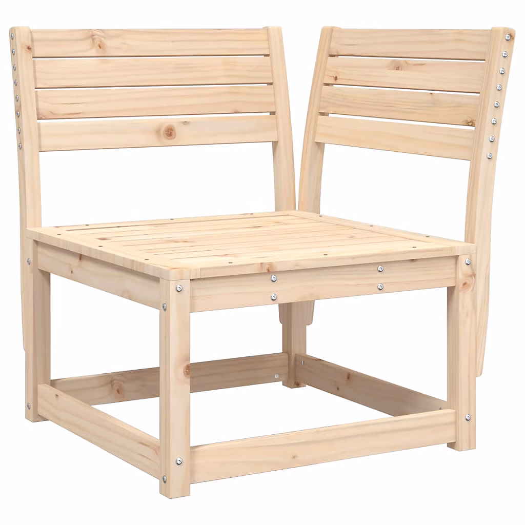 Canapé d'angle de jardin 73 × 73 × 78cm bois pin massif vidaXL