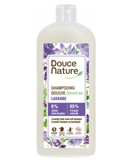 Douce Nature - Shampooing Douche Lavande - 1L