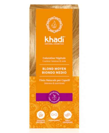 Khadi - Teinture aux Plantes Blond Moyen - 100 gr