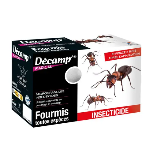À avoir au jardin:Anti fourmis en microgranulés Biocide - 800 g