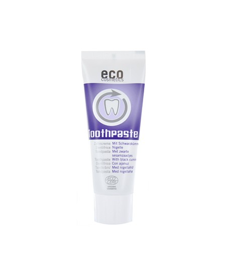 Eco Cosmetics - Dentifrice fraîcheur et soin à la Nigelle sans fluor - 75 ml