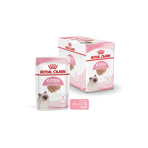 SACHET FRAÎCHEUR EN MOUSSE CHATON ROYAL CANIN® KITTEN - 12X85G