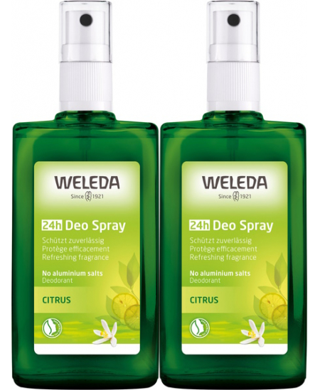 Weleda - Duo Déodorant spray Citrus – 2 x 100 ml