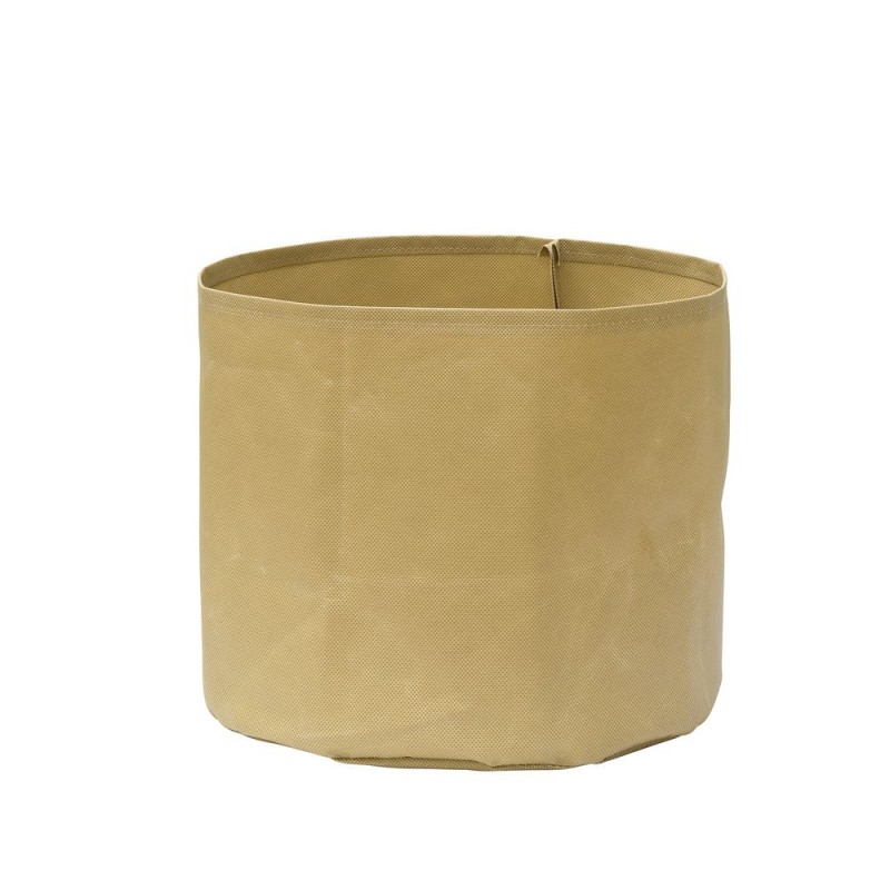 Pot en tissu beige ou gris - 4 dimensions