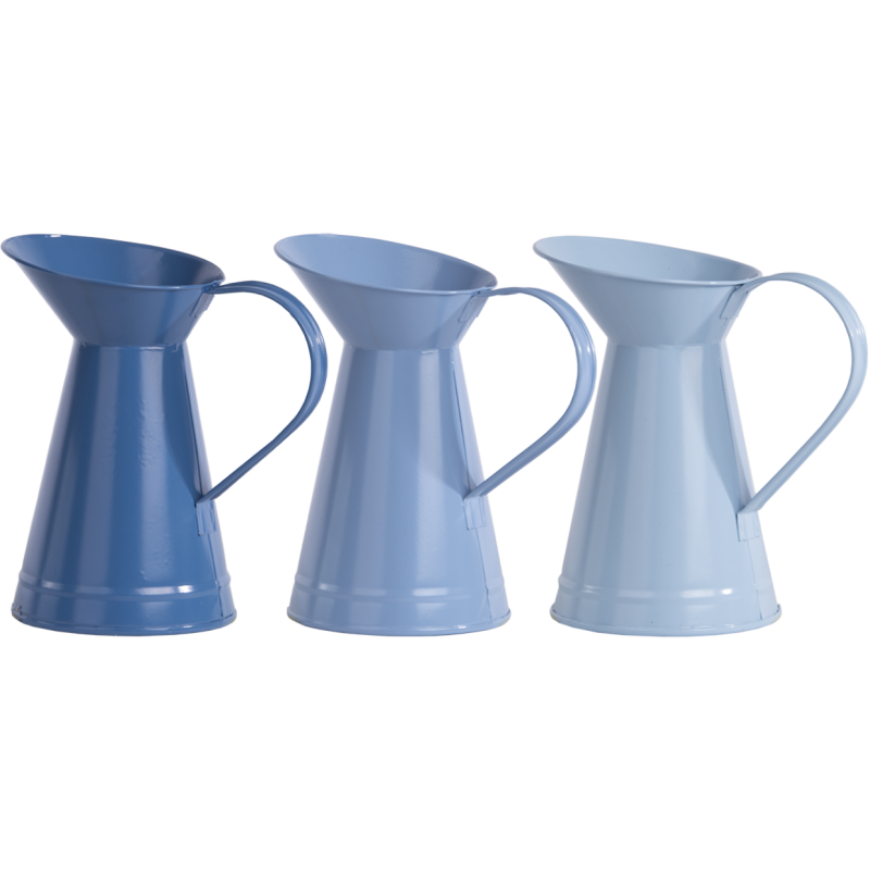 Pichet bleu zinc 1L - Arrosoir et vase design