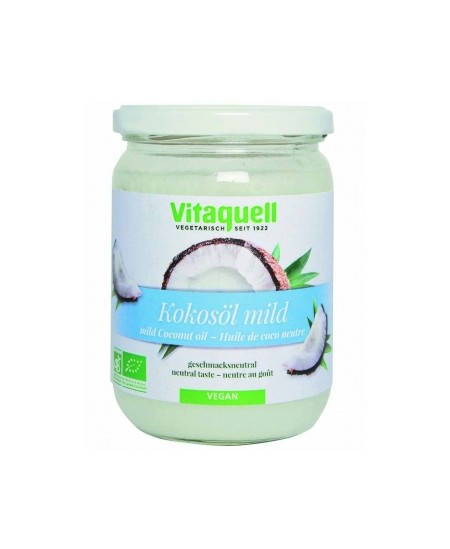 Vitaquell - Huile de coco goût neutre - 400 gr