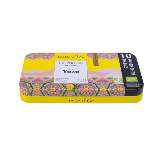 Pour un jardin bien organisé:Thé nomade yuzu de Corée bio Terre d'Oc - 10 x 1,8 g