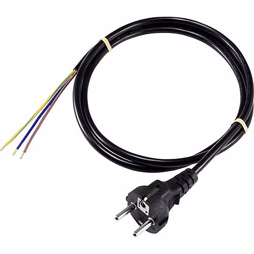 Sygonix SY – 5178372 câble d'alimentation noir 5 m
