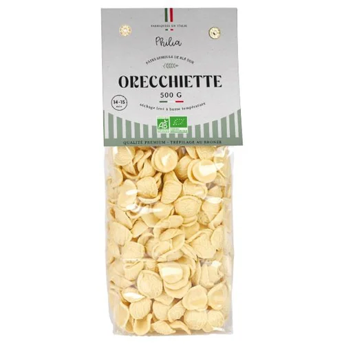 Jardin déco：Pâtes orrecchiette bio Philia - 500 g