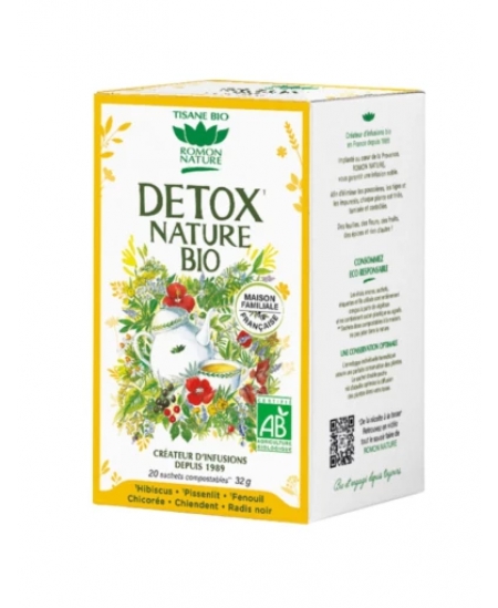 Romon Nature - Tisane complexe Détox - 20 sachets de 32 gr