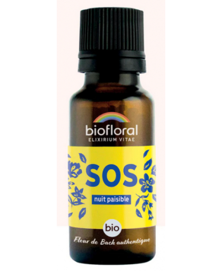 Biofloral - Complexe de secours nuit paisible en granules sans alcool - 10 gr