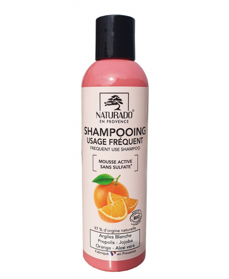 Naturado - Shampoing usages fréquents à l'Argile - 200 ml