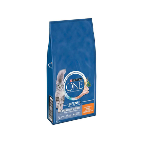 CROQUETTES CHAT PURINA® ONE® SPÉCIAL CHAT STÉRILISÉ POULET - 7.5KG