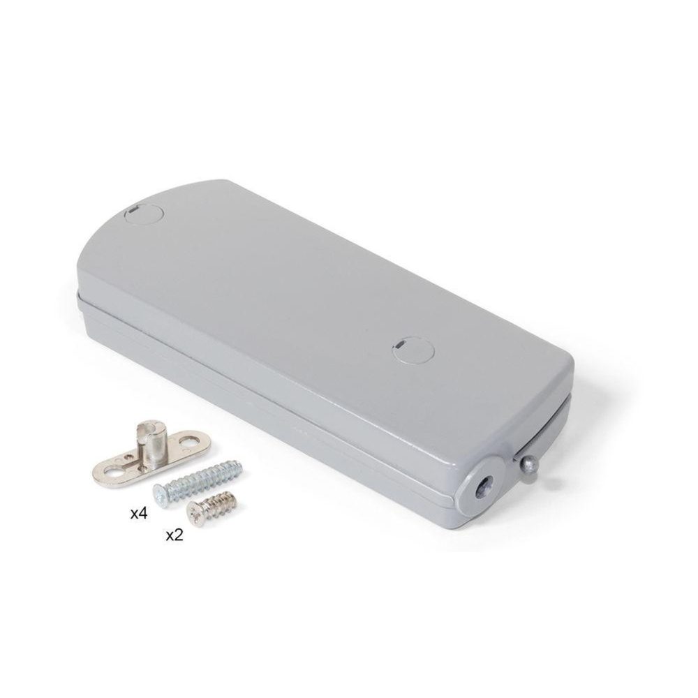 EMUCA SRL Mécanisme pour portes abattant Microwinch, 10 Kg, Plastique gris