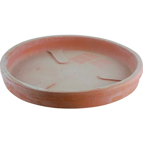 Au service de vos extérieurs：Soucoupe ronde en terre cuite Anticomestiere - Ø 22 cm
