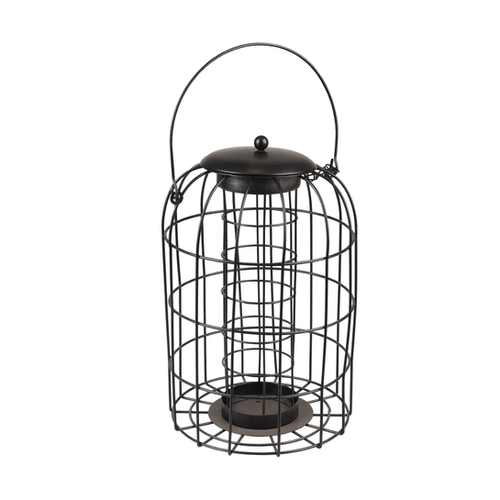 MANGEOIRE POUR BOULES DE GRAISSE 'OLOV' FLAMINGO® - NOIR - 17,5x17,5x27CM