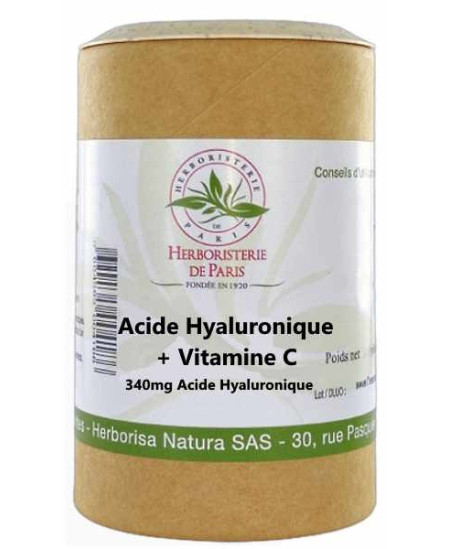 Herboristerie de Paris Acide hyaluronique et Vitamine C 60 gélules