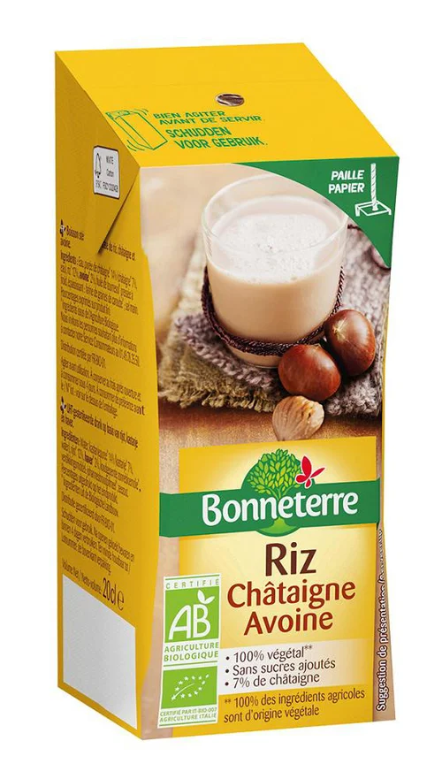 Confort pour le jardin：Boisson chataigne riz avoine bio Bonneterre - 20 cl