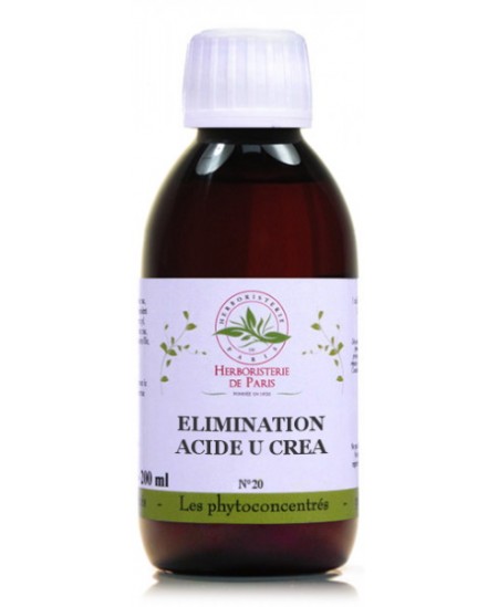 Herboristerie de Paris - Phyto concentré Élimination Acide U et Créa - 200ml