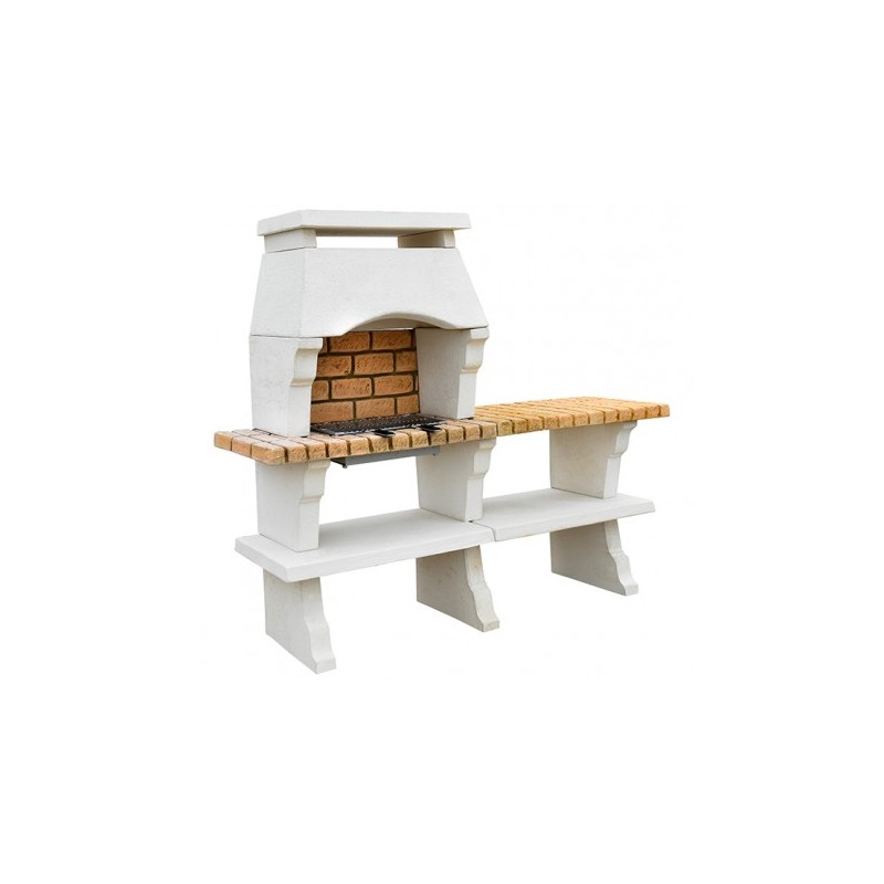 Barbecue Deco avec hotte - Four extérieur petit modèle