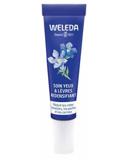 Weleda Soin yeux et lèvres Redensifiant gentiane bleue edelweiss 10ml