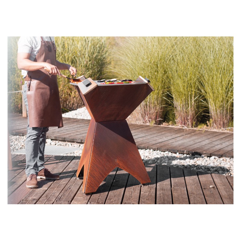Plancha brasero cuisson feu de bois Origine Finoptim