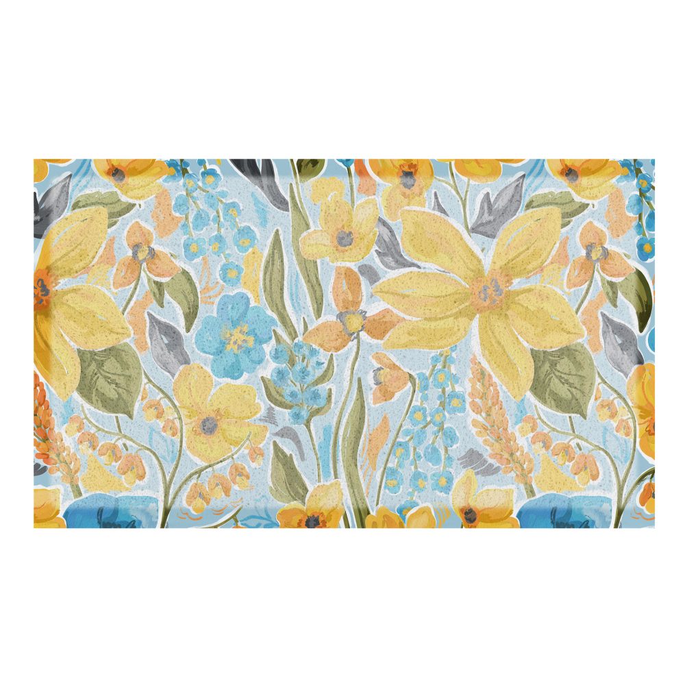 Paillasson Fleurs Jaunes (70 x 40 cm)