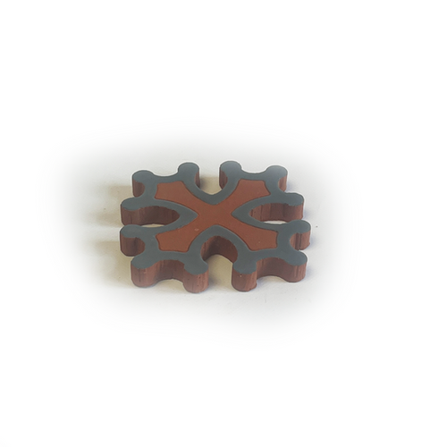 CROIX OCCITANE ÉMAILLÉE -GRISE