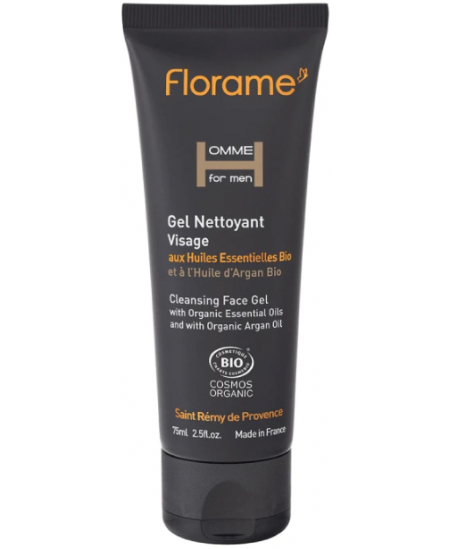 Florame - Gel nettoyant homme Cèdre Argan - 75 ml
