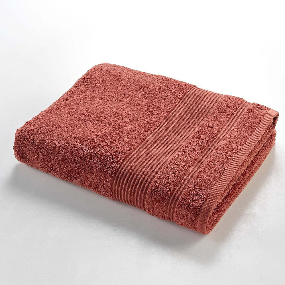 Drap de Bain 90 × 150 cm 100% Coton Terracotta