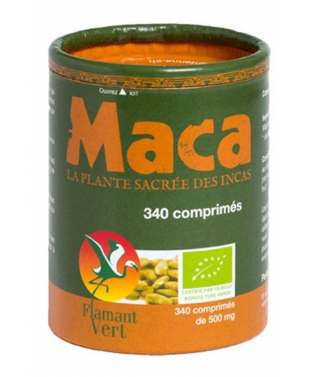 Flamant Vert - Maca Bio - 340 comprimes 500 mg