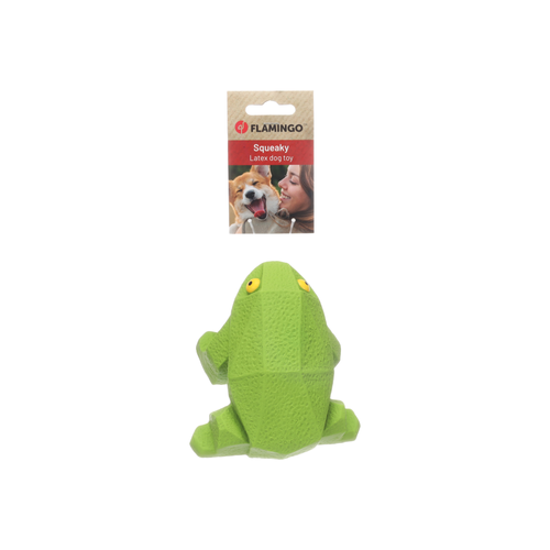 JOUET POUR CHIEN FLAMINGO® KREMI GRENOUILLE VERTE