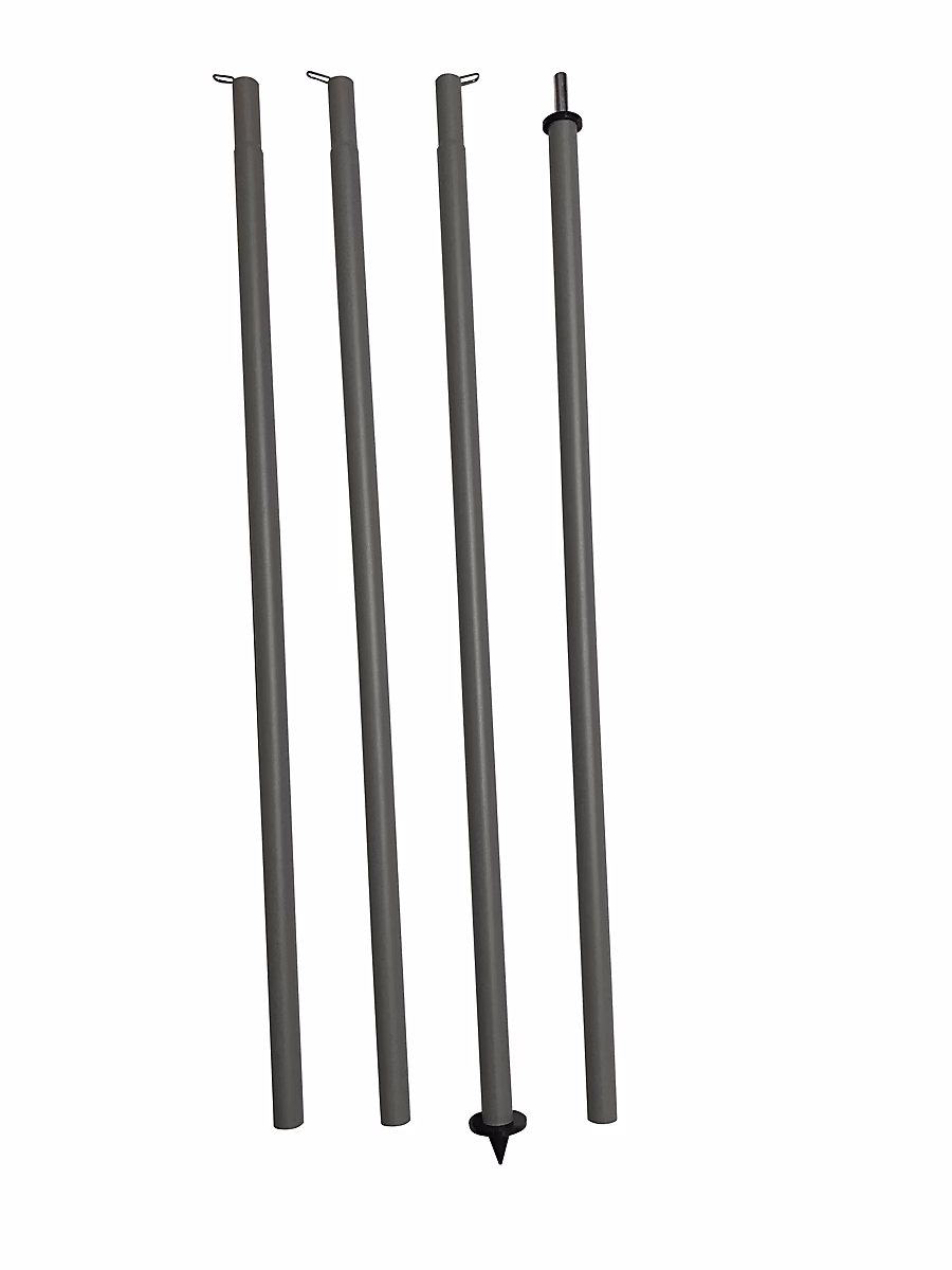Parasol, pergola, tonnelle, store banne et voile d'ombrage – Mât acier ø20 mm pour voile d'ombrage