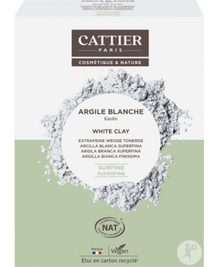 Cattier Argile Blanche Surfine Kaolin 200 gr