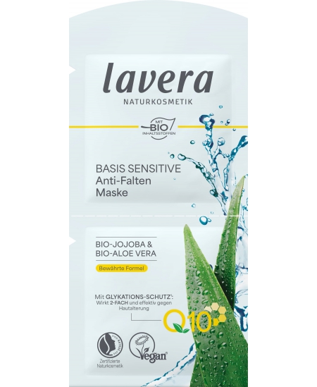 Lavera - Masque Jojoba Aloe vera Q10 BASIS - 010 ml