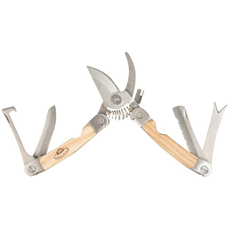 Sécateur 5 outils multi-fonctions inoxydable 15cm