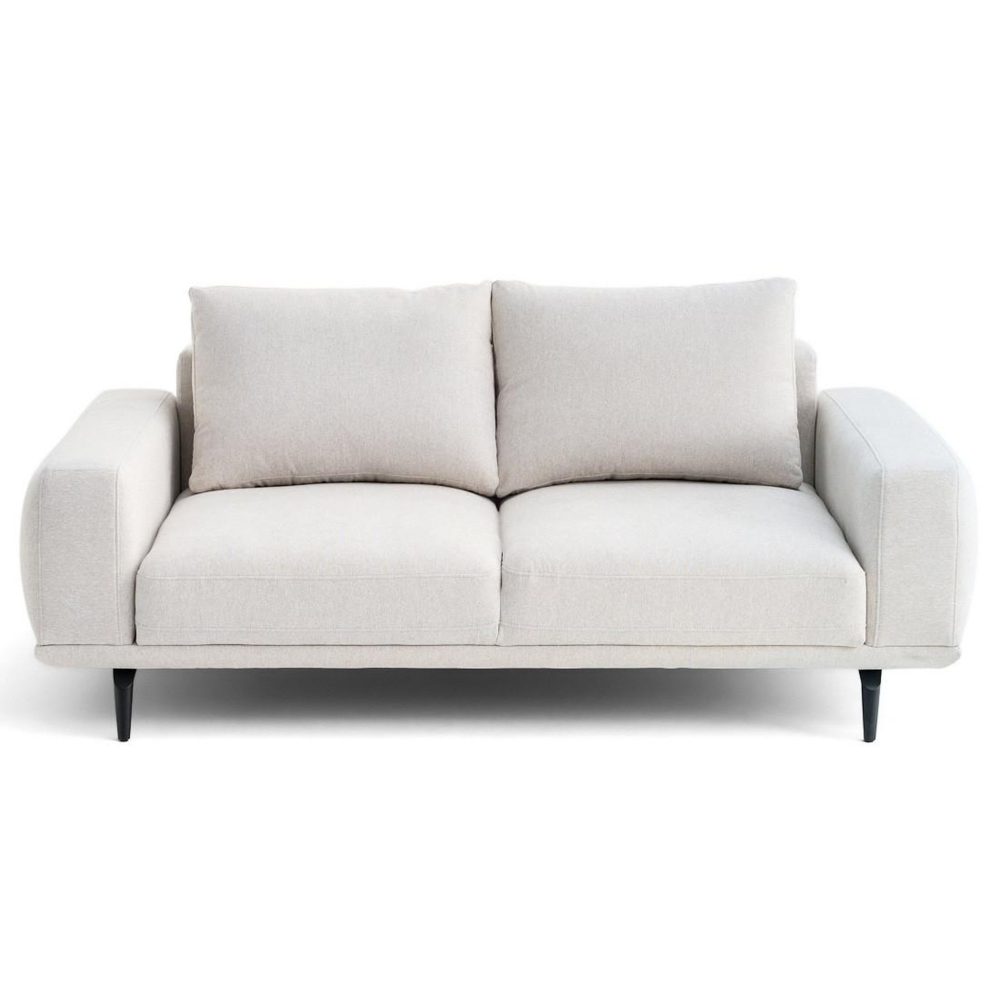 BEST MOBILIER Vicence - canapé droit 2 places en tissu
