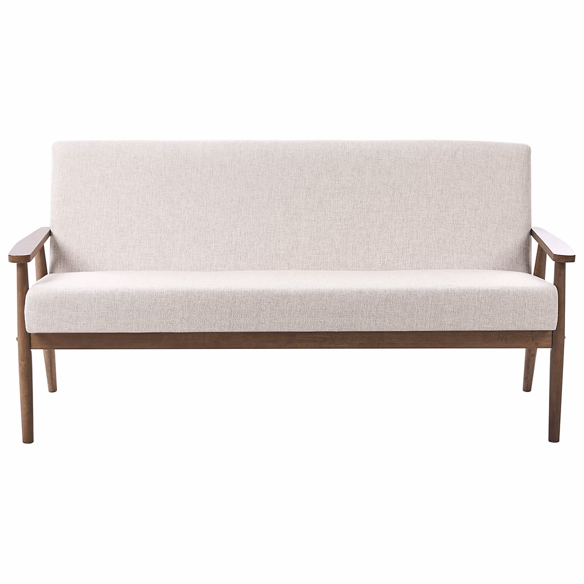 Canapé 3 places ESRUM Tissu Marron foncé/beige – Réf. TCMZNVMZJ3299512582
