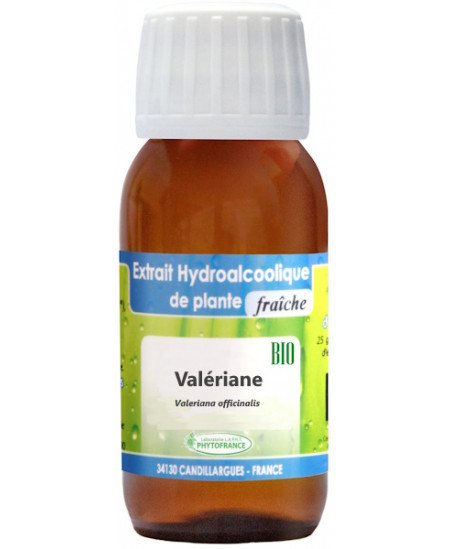Phytofrance Extrait hydro alcoolique Valériane BIO 60ml