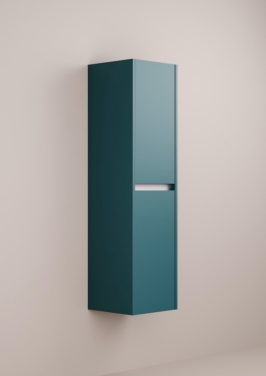 Meuble de salle de bains – Colonne de salle de bain JUPITER 3.0 Bleu Canard