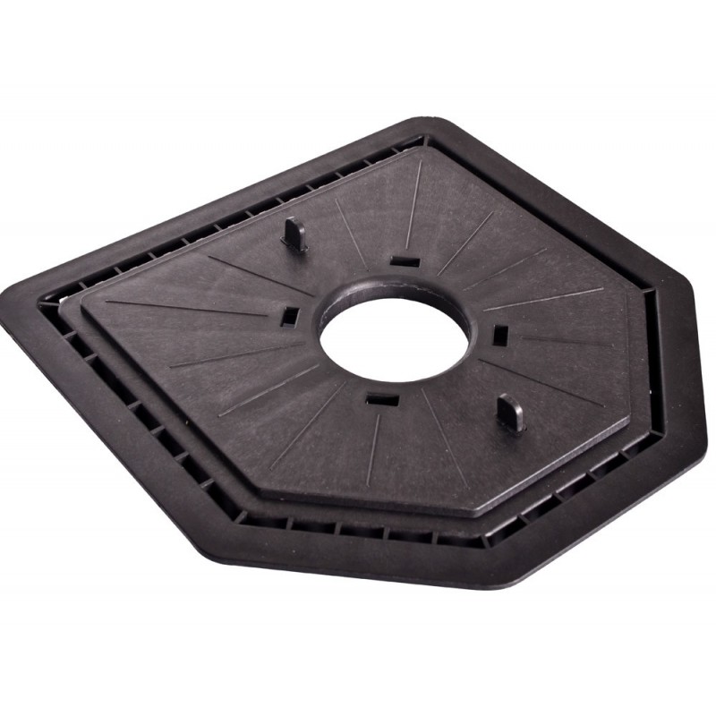 Platine de finition pour plot Cléman - carton de 10