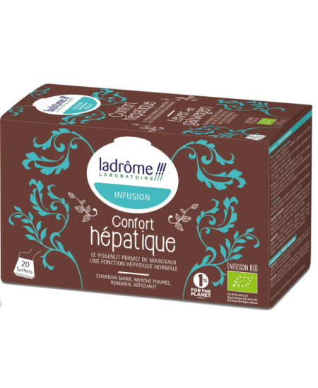 Ladrome - Infusion confort hépatique bio 20 sachets
