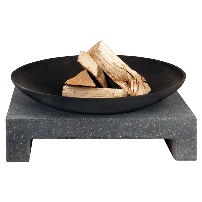 Vasque à feu 60cm avec table en pierre - Brasero de jardin