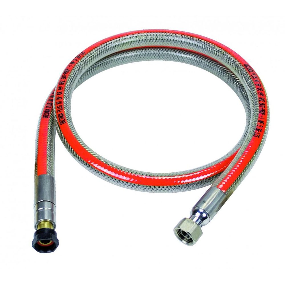 CENTRALE BRICO Flexible inox gaz bp validité illimitée garantie à vie, H.1m GAZINOX Security