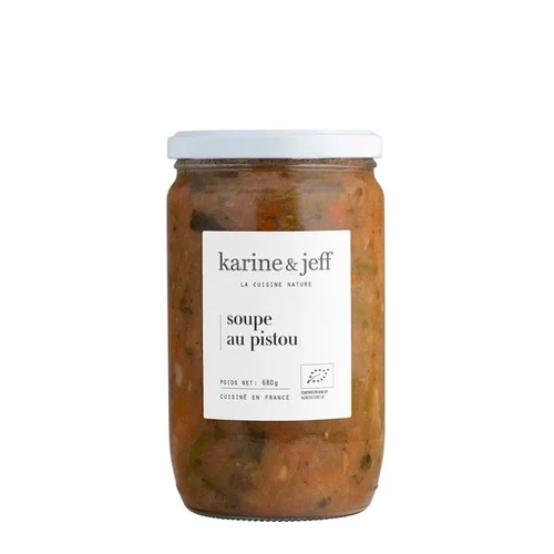 Une touche pratique à l’extérieur：Soupe au pistou bio 680 g