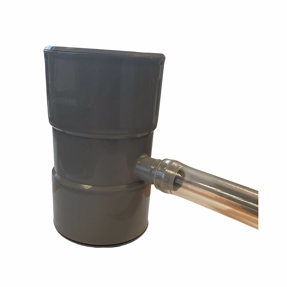Arrosage, pompe et récupérateur d'eau – Collecteur de gouttière gris pour récupération d'eau EMP ROTOMOULAGE