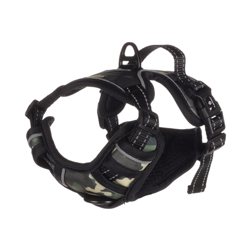 HARNAIS POUR CHIEN BALOU FLAMINGO® - GRIS CAMOUFLAGE - XS