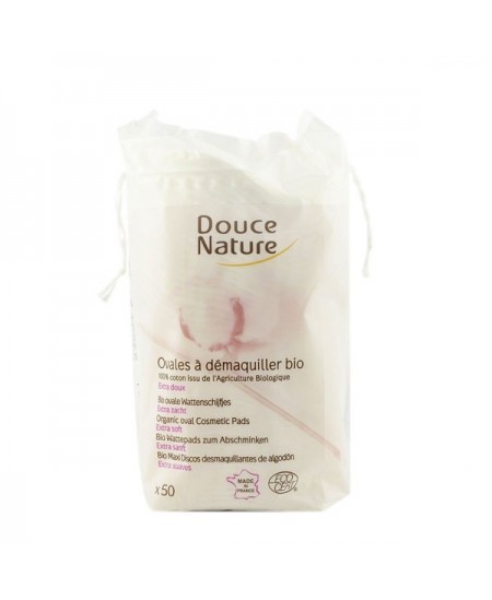 Douce Nature - Ovales à démaquiller Bio - 50 disques